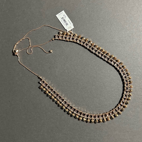 NWT Kendra Scott Oscar Rose Gold Choker Necklace - Picture 6 of 10